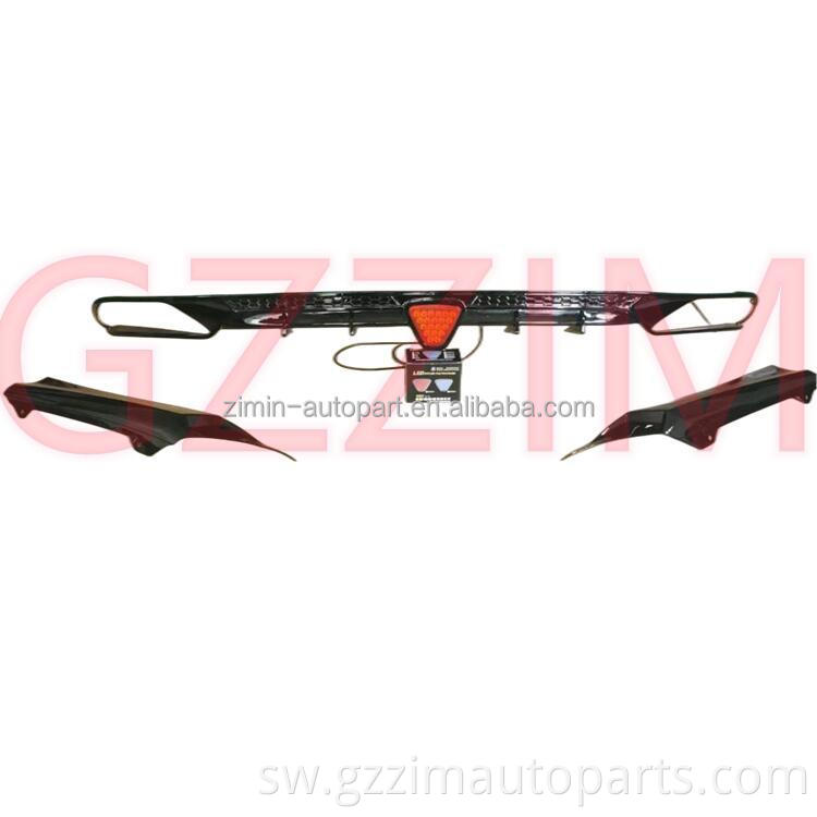 Vifaa vya gari vya gari sehemu za nyuma nyuma ya bumper mdomo diffuser kwa Accord 2019+